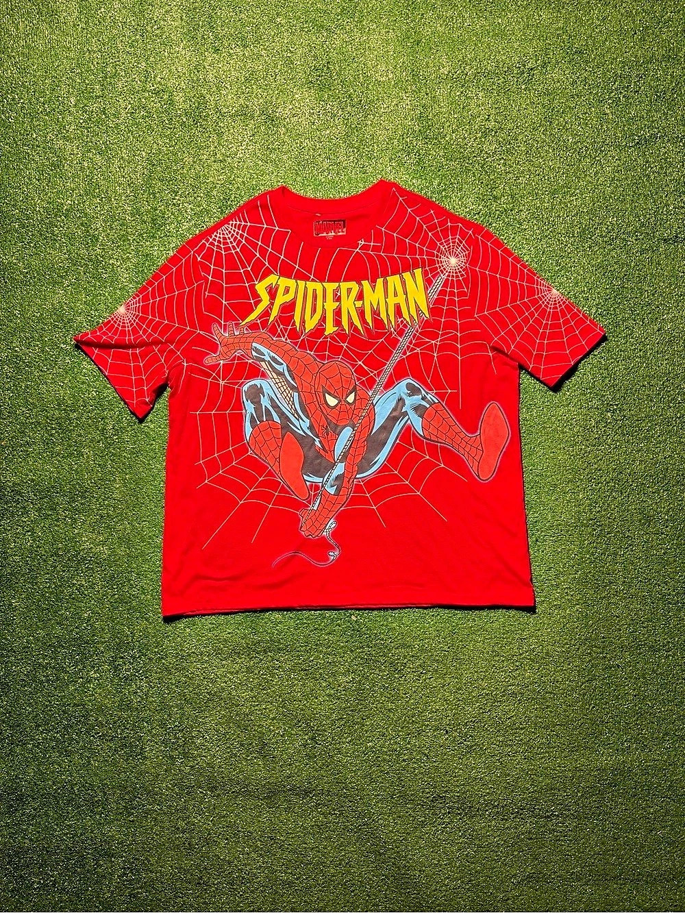Marvel Spider-Man Graphic Tee Red & Blue Boys 3XL